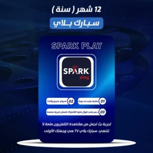 اشتراك سبارك بلاي ( SPARK PLAY ) 12 شهر ( جهازين )